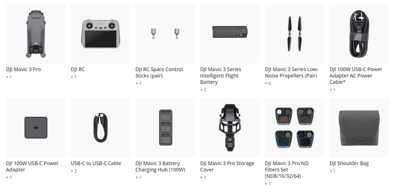 DJI Mavic 3 Pro Fly More Combo (DJI RC Pro)