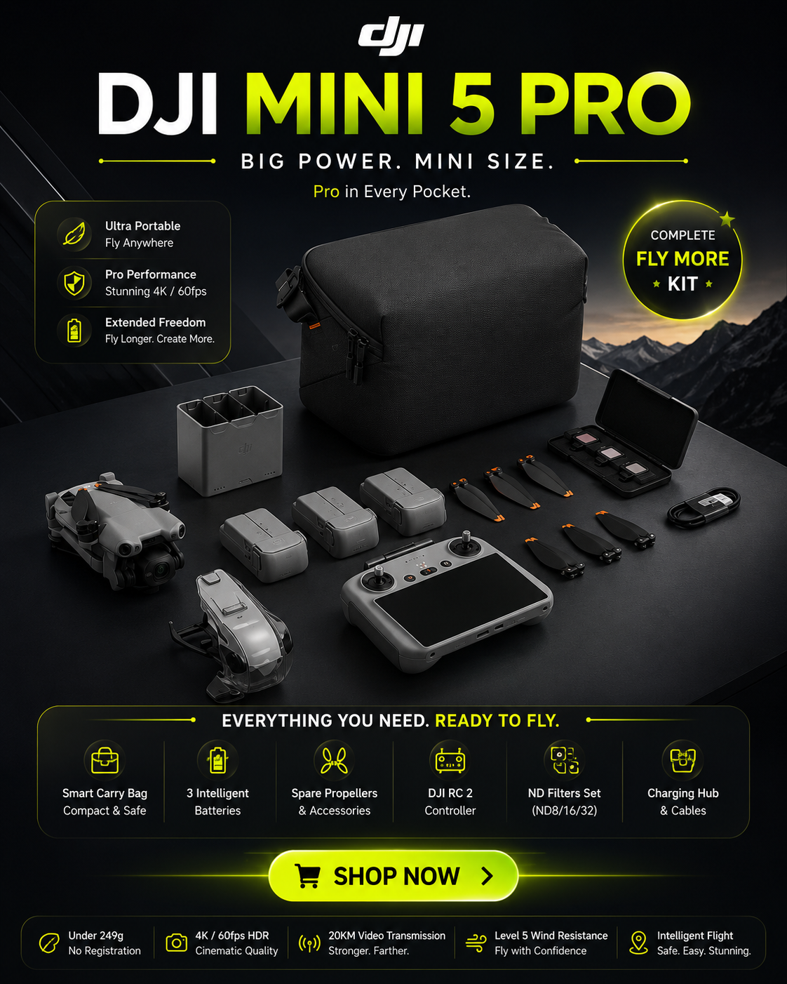 DJI Mini 5 pro Flymore